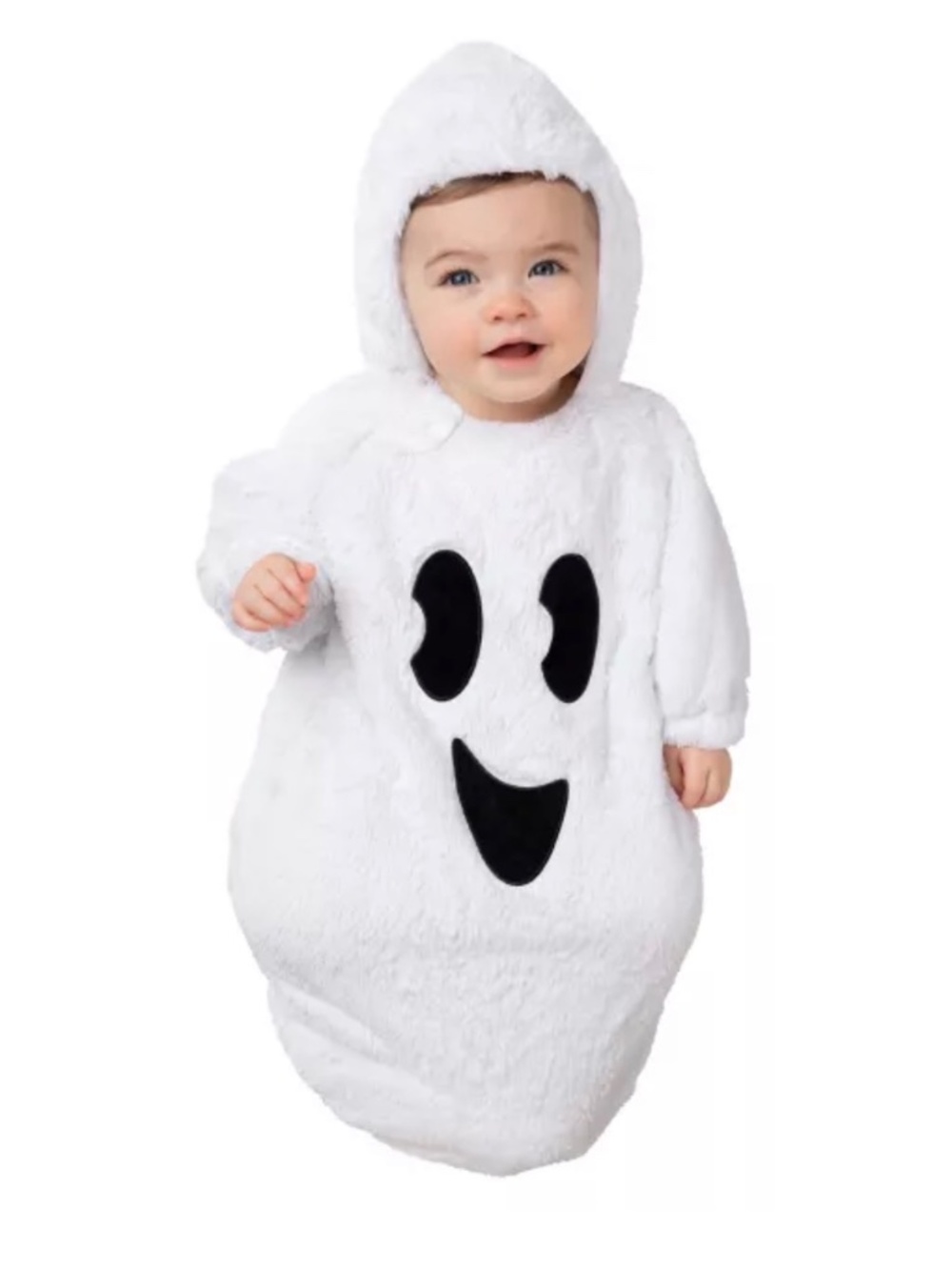 Spirit Halloween Infant Bunting Baby Boo Ghost 0-6 months